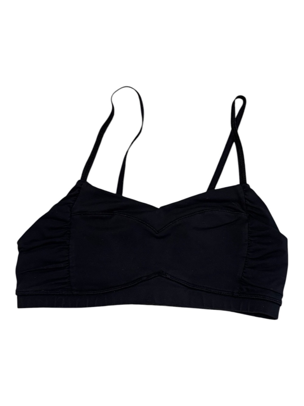 Lululemon Nulu Ruched Spaghetti-Strap Bra